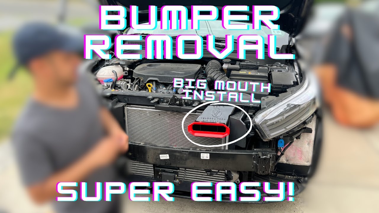 Kia Forte GT | Front Bumper Removal + Velossa Tech Big Mouth Ram Air Intake Install