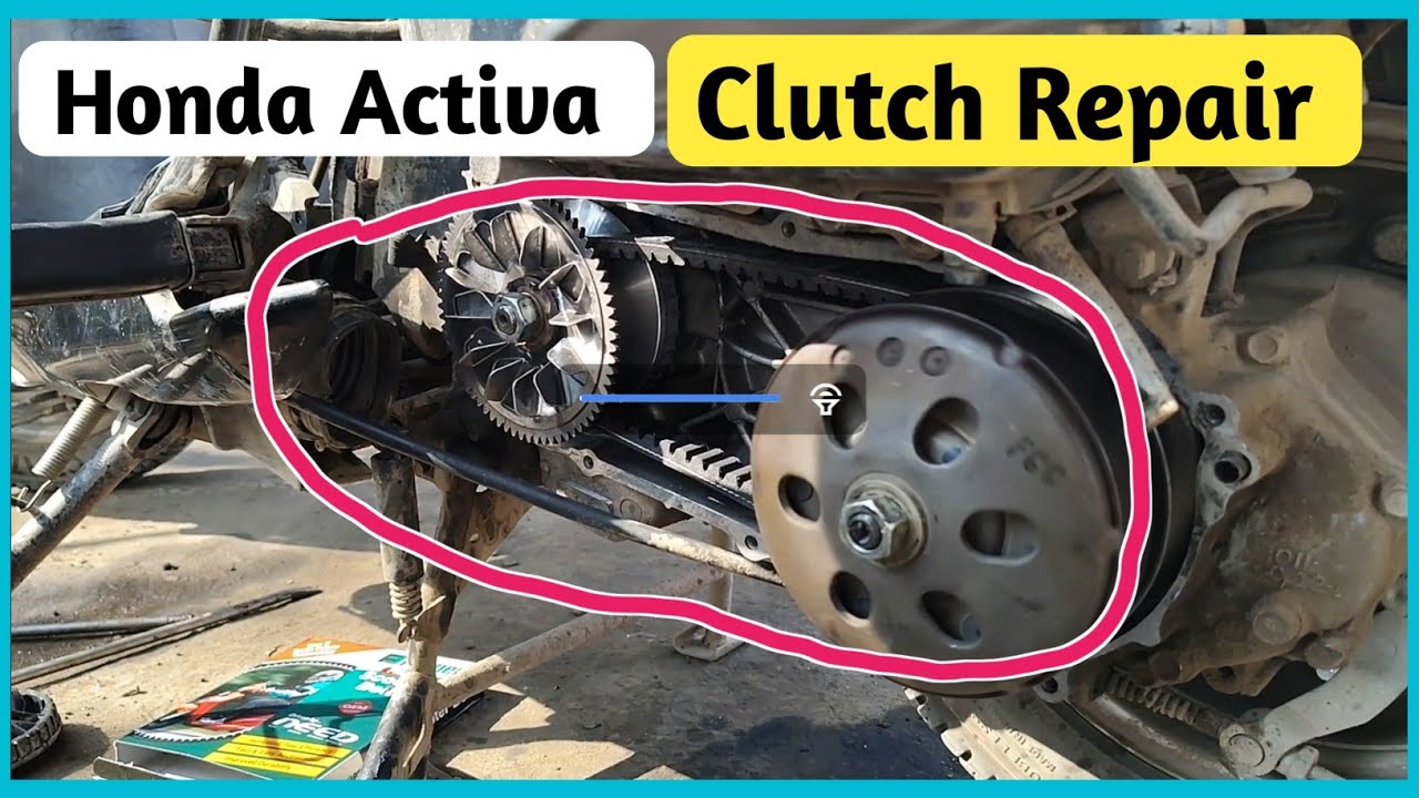 Honda Activa 🛵 Clutch Repair || Activa Clutch Replacement #honda #activa #clutch #repairing