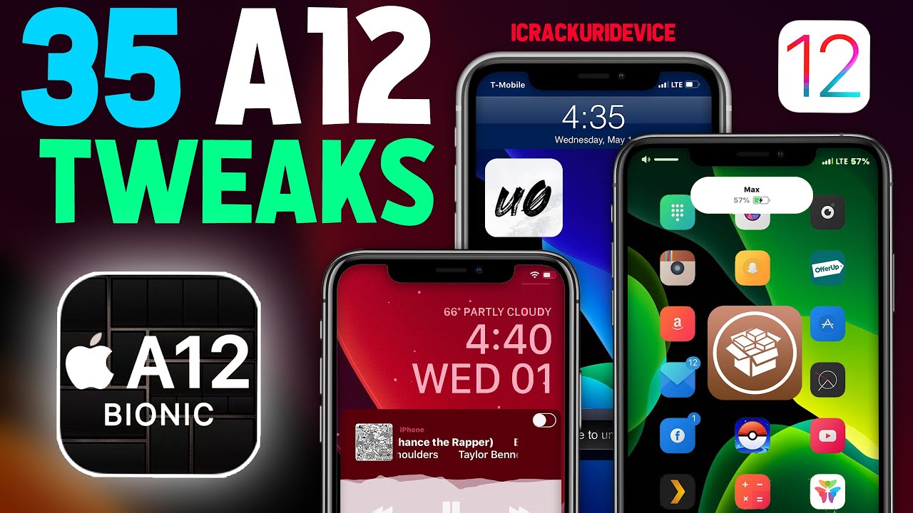 Top 35 Best A12 iOS 12.4 Jailbreak Tweaks! (Cydia A12 Tweaks #1)