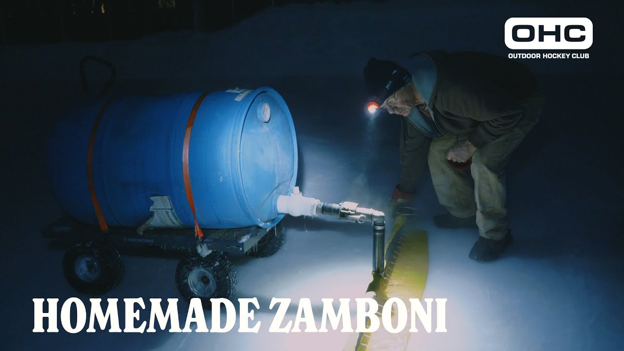HOMEMADE ZAMBONI - DIY Backyard Ice Resurfacer [Whitehorse Yukon]