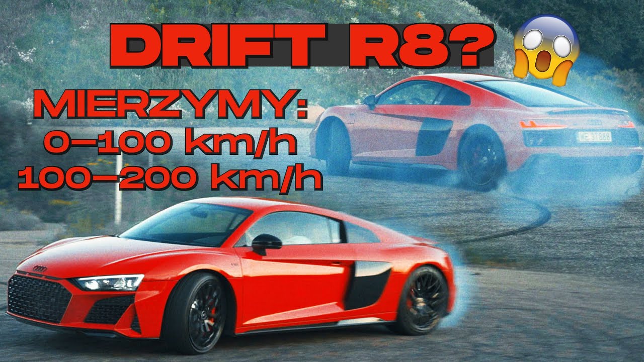 Projekt Audi R8 RWD? Drifttujemy i testujemy 0-100 km/h, 100-200 km/h oraz czas na 1/4 mili