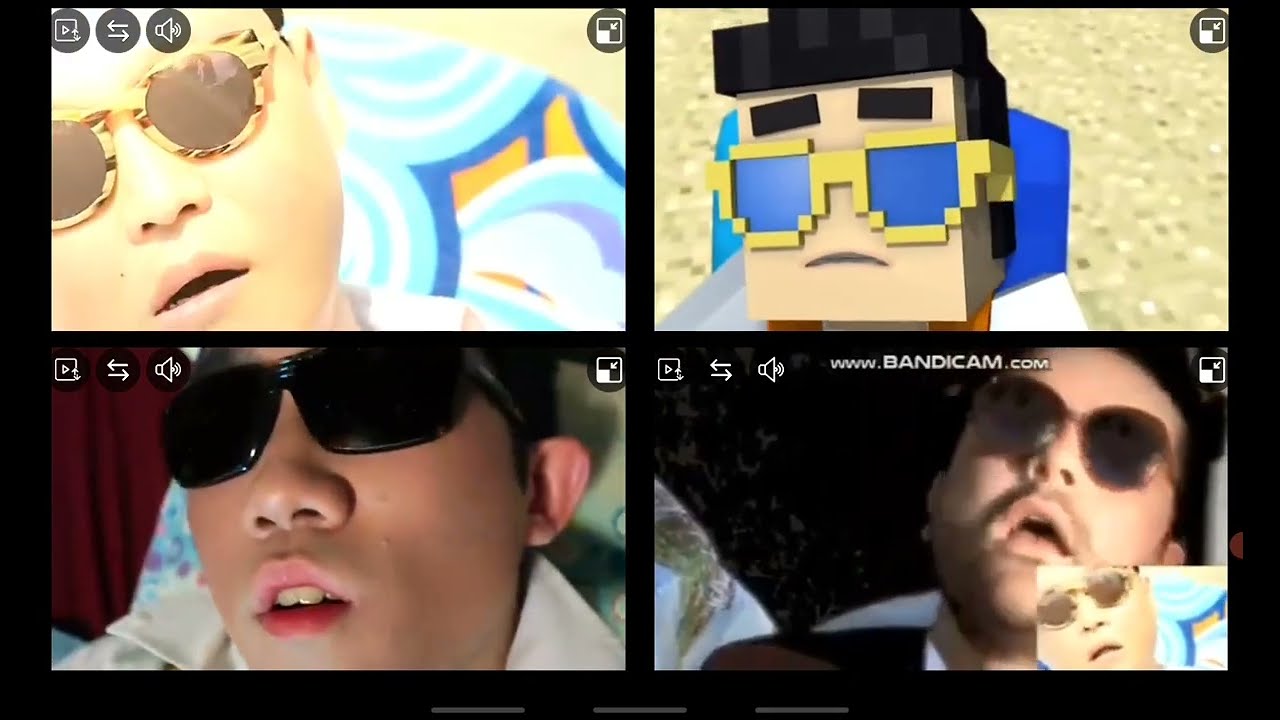 Gangnam style 4 gangnam style vs minecraft style  shawnigan style luso style 