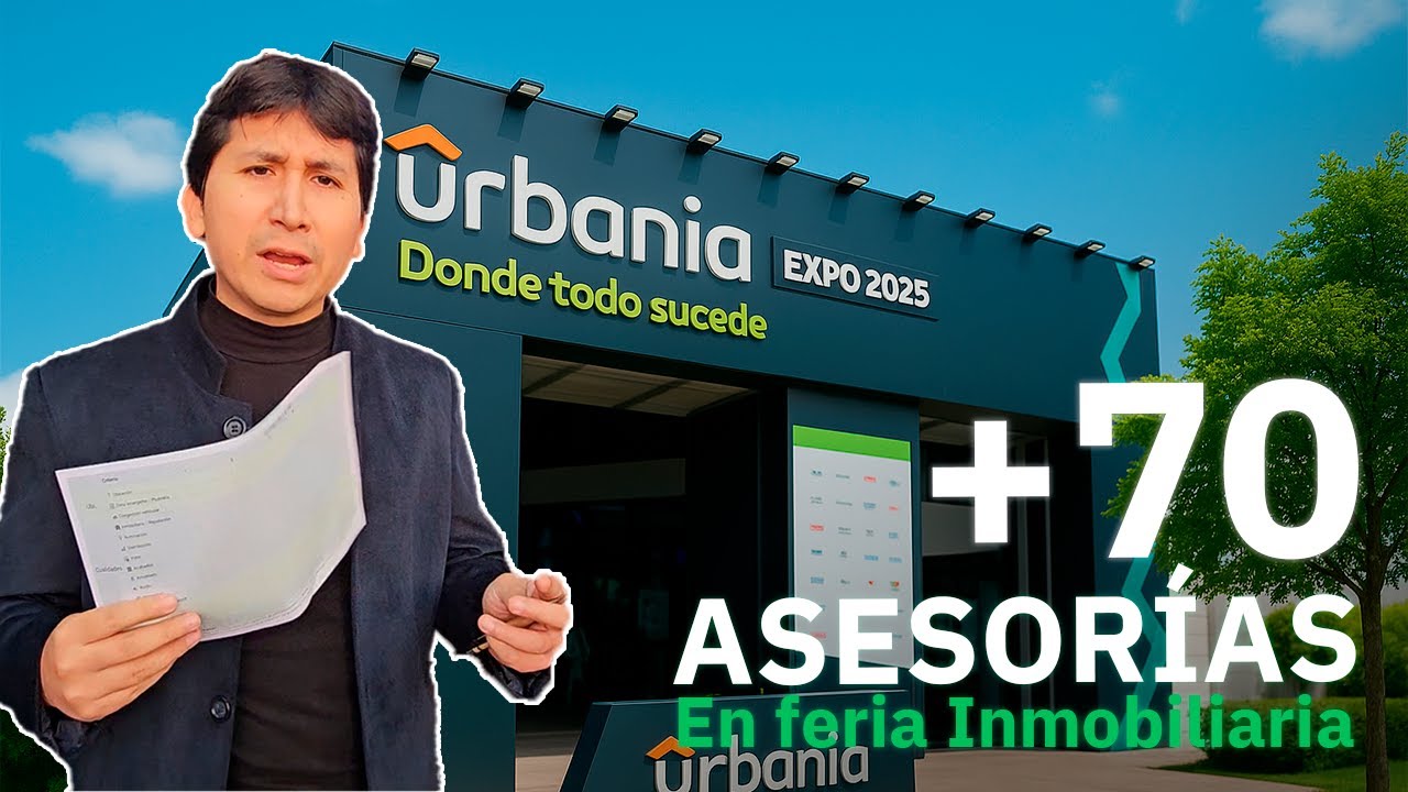 Asi es la Feria Inmobiliaria Urbania 2025 en Jockey | Lima | Inmobiliarias y proyectos