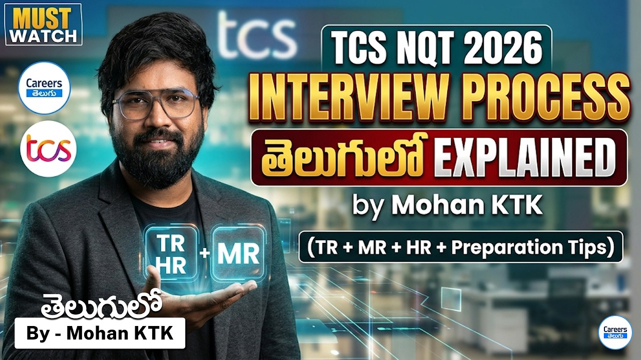 TCS NQT 2026 Interview Full Guide 🔥 TR HR MR Questions & Answers | Digital/Prime Strategy in Telugu