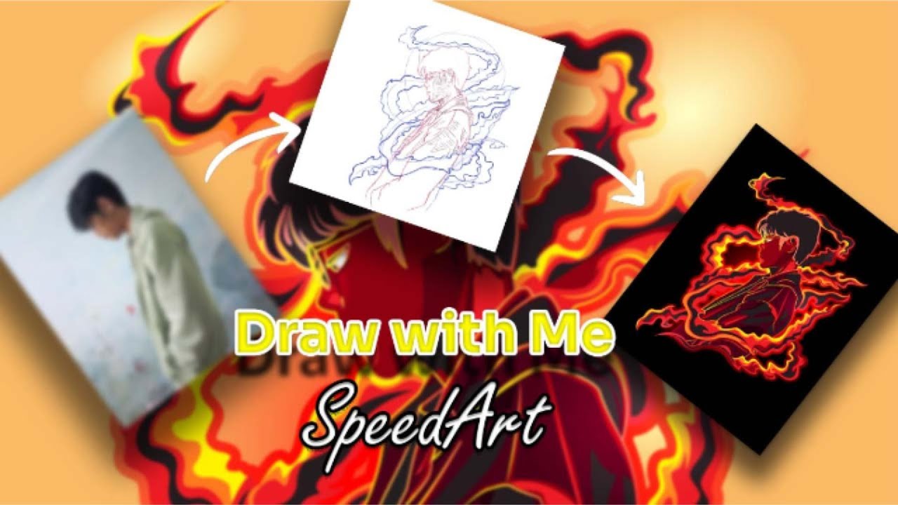 Dari Foto ke Anime Berapi 🔥 | Anime Vector Illustration Timelapse