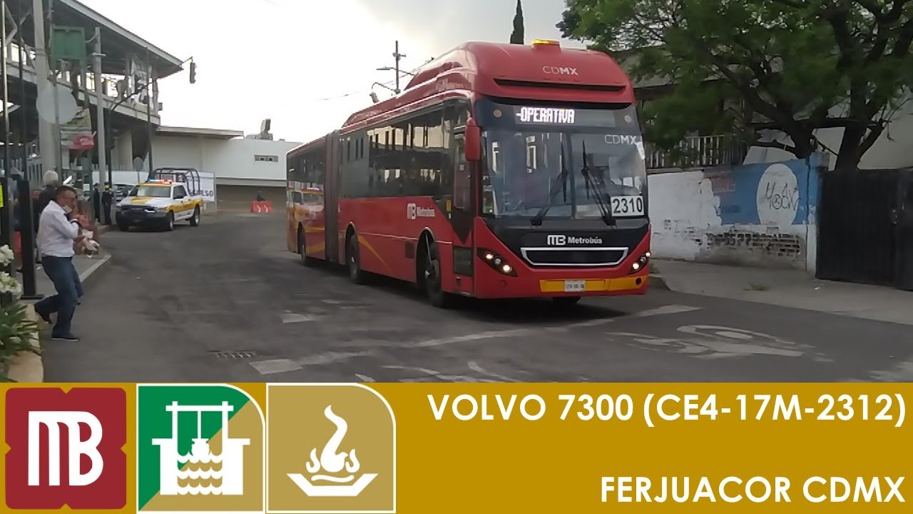 Metrobús CDMX - SEFI Línea 12 Metro CDMX - De Atlalilco a Tláhuac - Volvo 7300