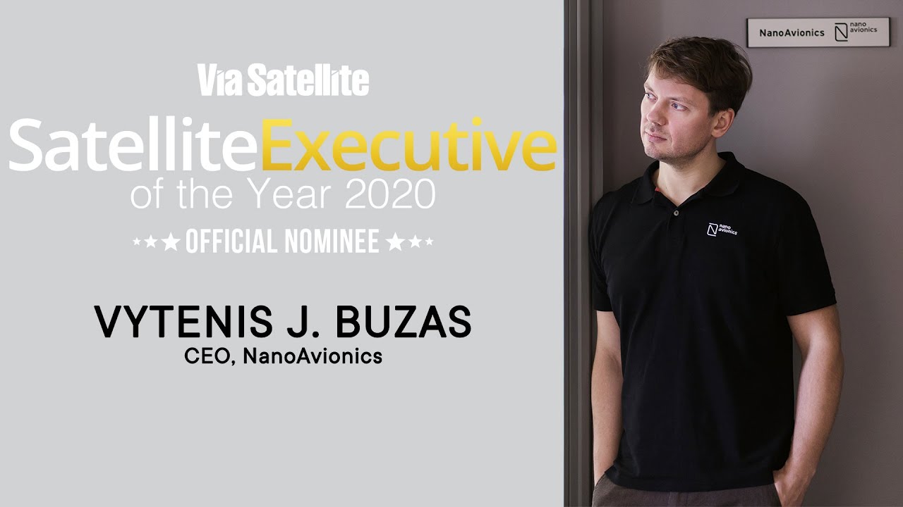 Satellite Executive of the Year 2020 nominee Vytenis Buzas, CEO of NanoAvionics