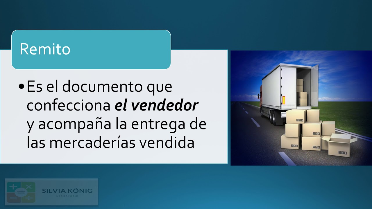 Orden de compra, remito y factura