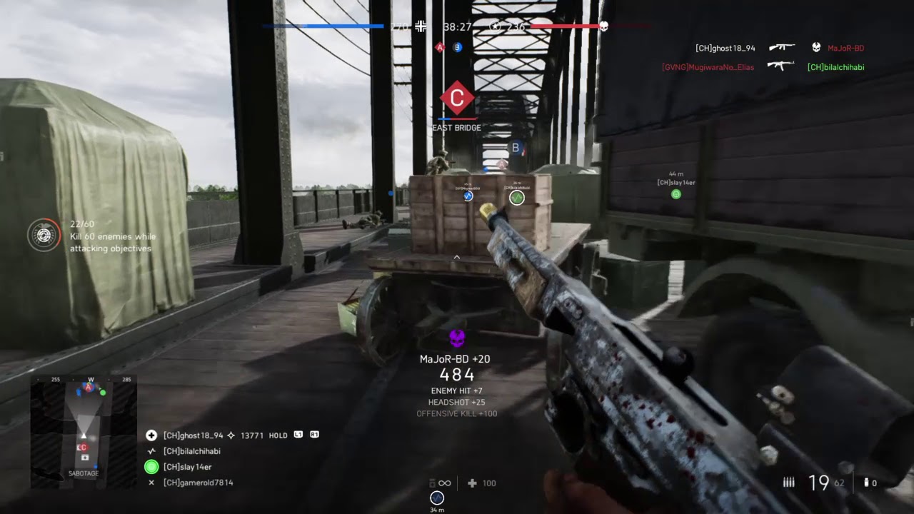 Perfect flank conquest grind
