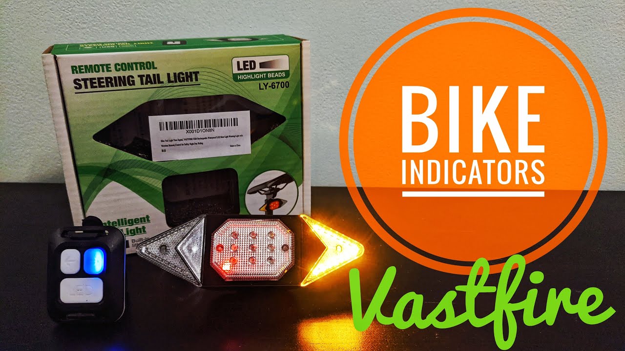 Remote Controlled Turn Signal Indicator Lights for Your Bike or eScooter from Vastfire (LY-6700)
