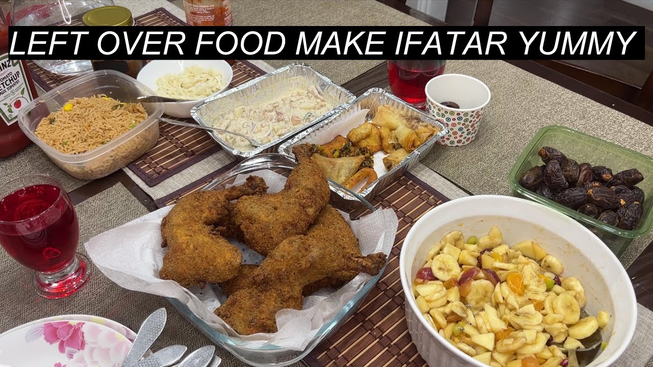 Used leftover food ||Try new recipe crispy fry chicken ||Ramadan special ||Canada