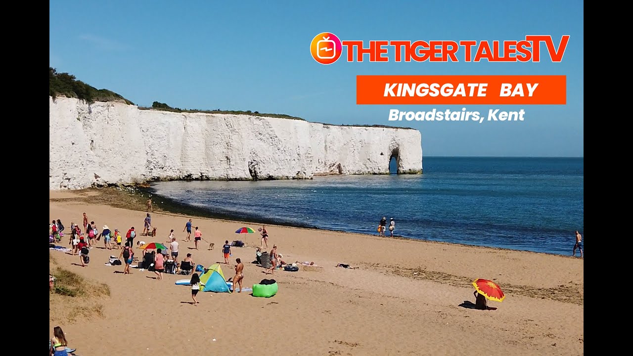 Kingsgate Bay| Broadstairs | Kent | Family Day Out | Summer Beach Day Out | The Tiger Tales TV