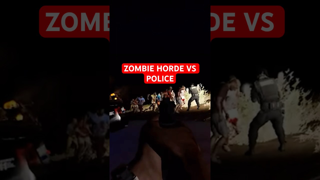 Police vs zombie horde, throwback 7 years ago! #arma3 #arma3mods #arma3gameplay