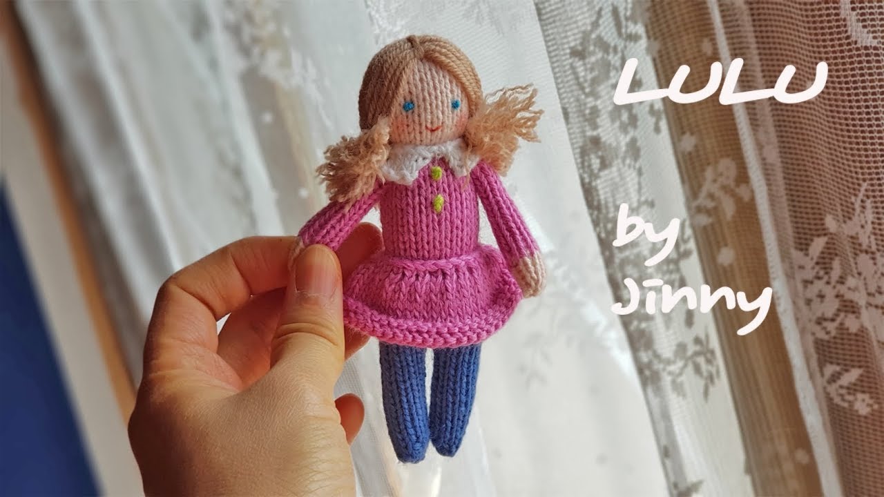 How to knit doll-litte girl-LULU 3 손뜨개인형 대바늘인형 루루