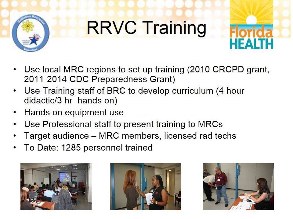 Radiation Preparedness: Community Reception Centers and the MRC
