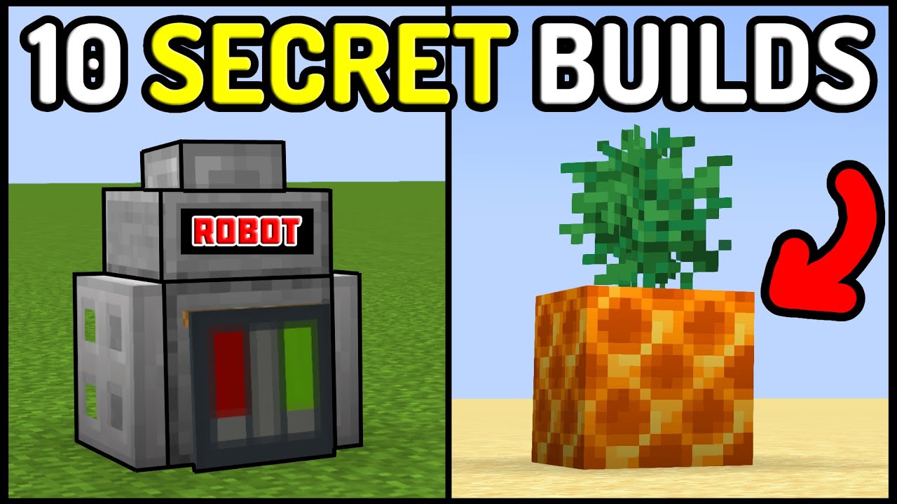Minecraft: 10+ SECRET Build Hacks You Didn't Know!