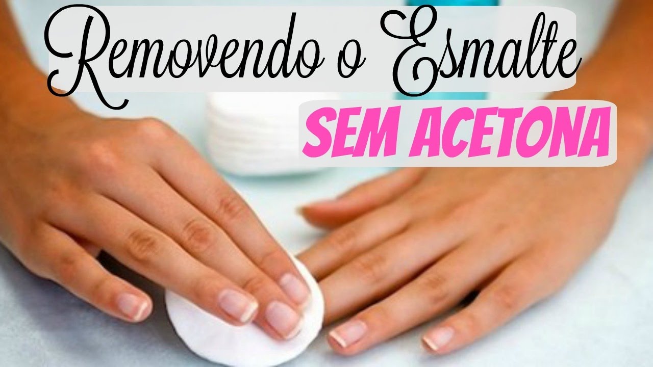 COMO REMOVER ESMALTE SEM ACETONA