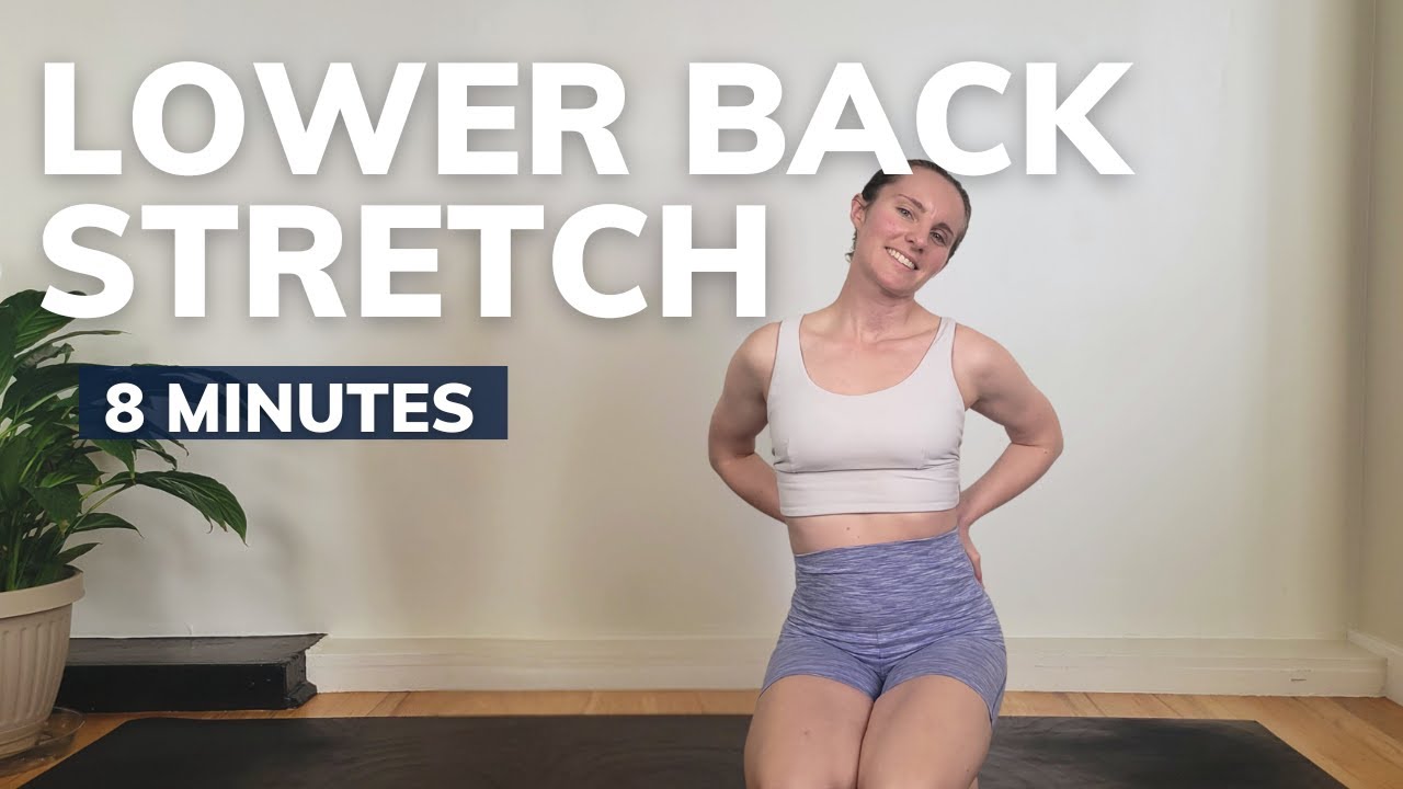 8-Minute Lower Back Relief Stretch | Gentle, Grounded, No Talking