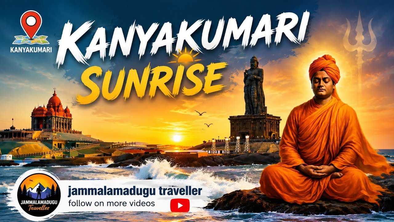 Today Kanyakumari Sunrise View latest Video | Kanyakumari Tourist places | Kanyakumari today latest