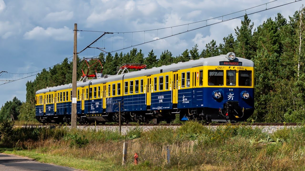 Powr&oacute;t EN57-038 po przeglądzie P5