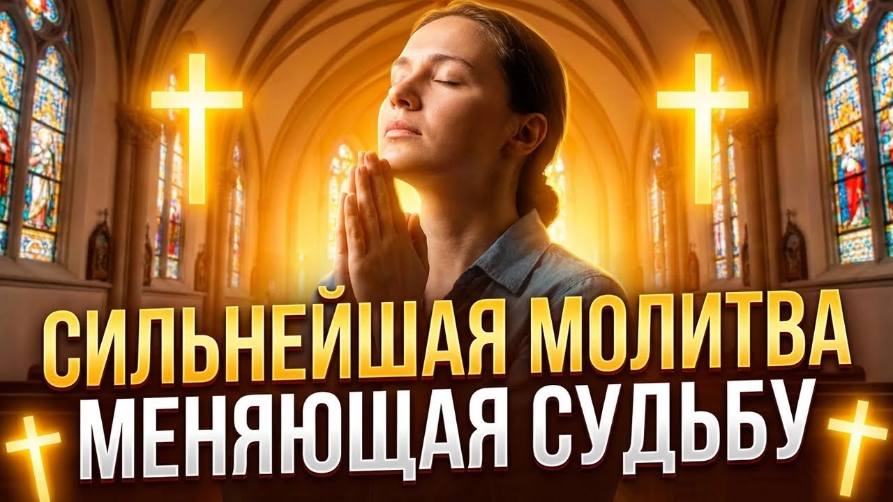Сильнейшая МОЛИТВА, меняющая судьбу! Слушать всем, у кого тревога на душе 🙏 Услыши глас мой, Боже