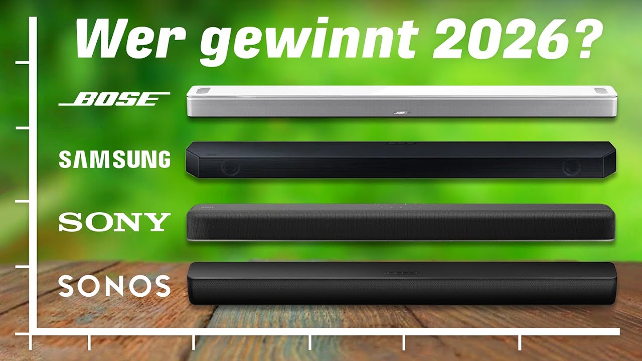 Die besten SOUNDBARS im Vergleich 2026! ► Top 5 Soundbars (250€ - 1000€)
