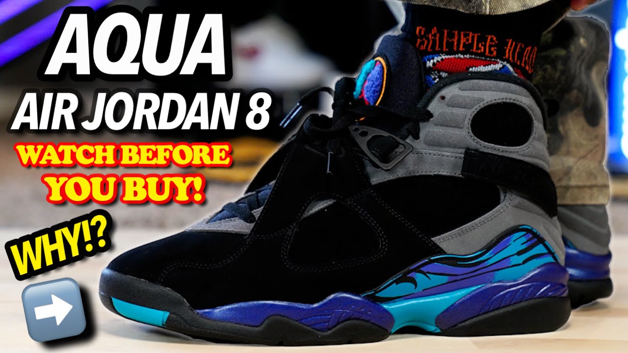 SOMEBODY DID THIS…Air Jordan 8 AQUA 2025 ON FEET REVIEW! Watch BEFORE You BUY! 2007 Vs 2025 Compared
