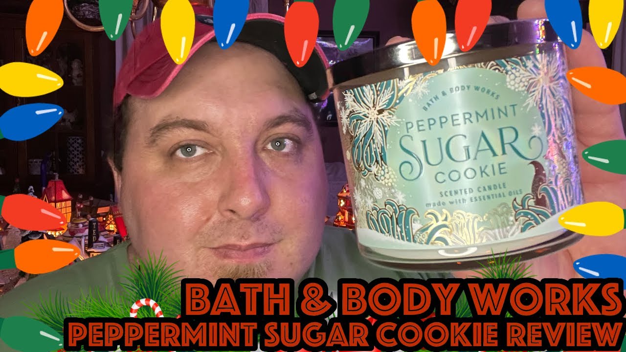 Bath & Body Works Peppermint Sugar Cookie Candle Review | Christmas 2020