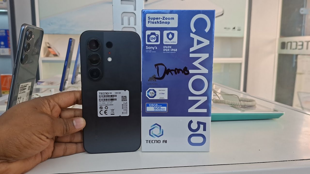Обзор и тест камеры Tecno Camon 50