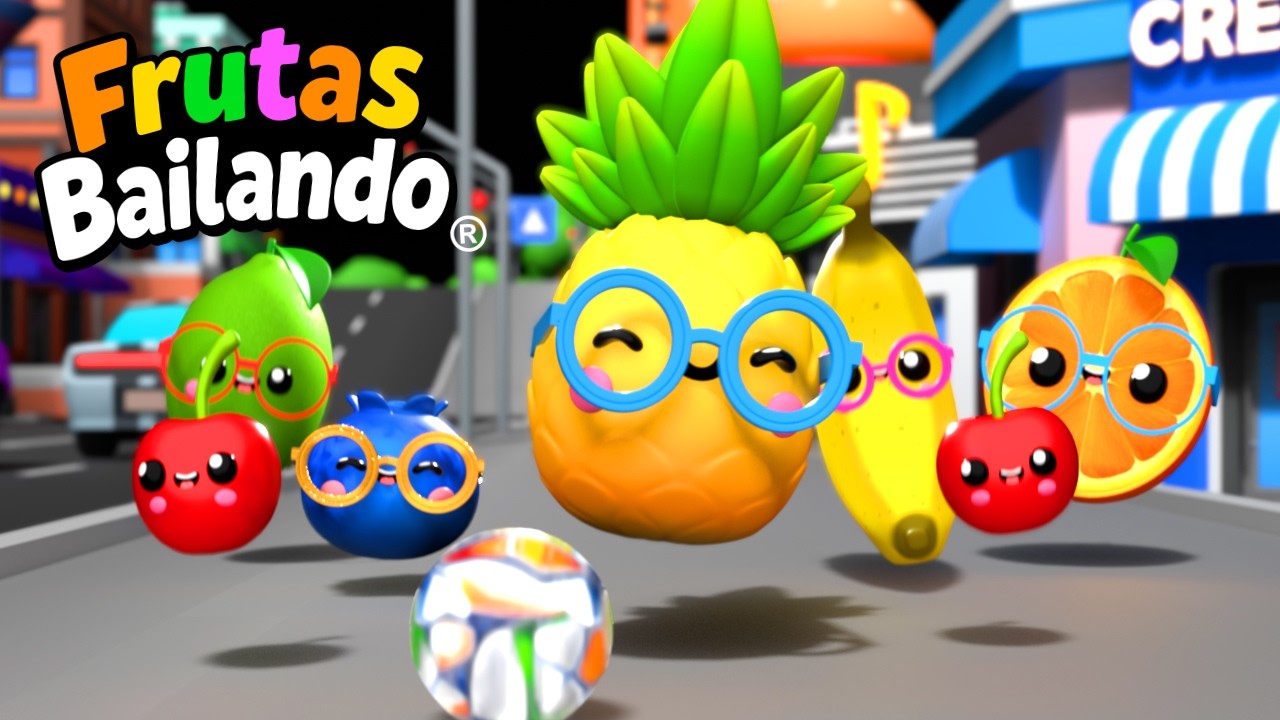 Es D&iacute;a de Gol ⚽🥁 | Canci&oacute;n de F&uacute;tbol para Ni&ntilde;os - Frutas Bailando