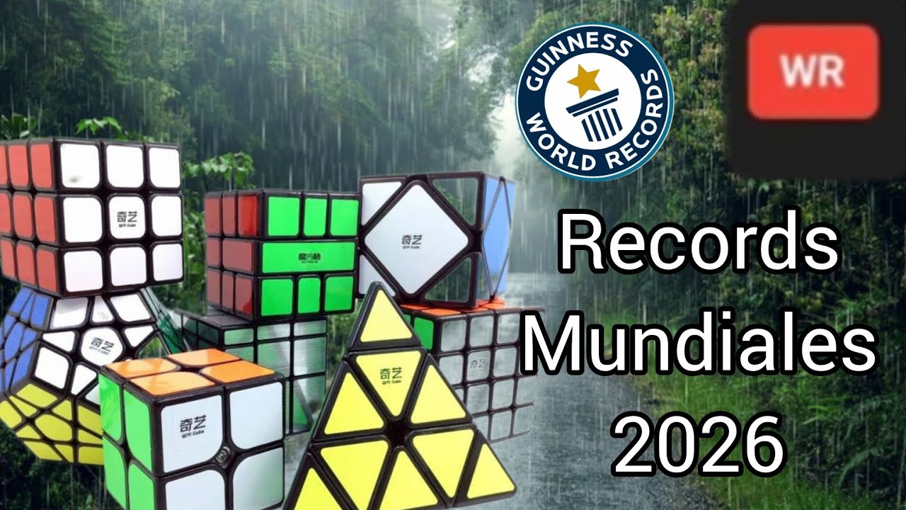 TODOS los RECORDS MUNDIALES del CUBO RUBIK 2026
