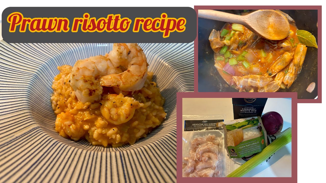 Prawn 🍤 risotto recipe 