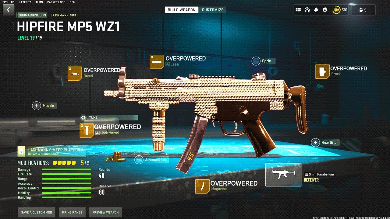 the *NEW* HIPFIRE MP5 is META in WARZONE 2! 😈 (MW2 Warzone)