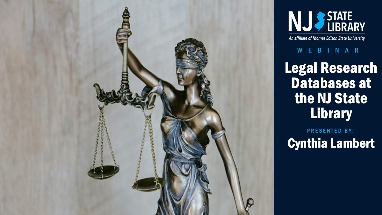 Legal Research Databases at the NJ State Library