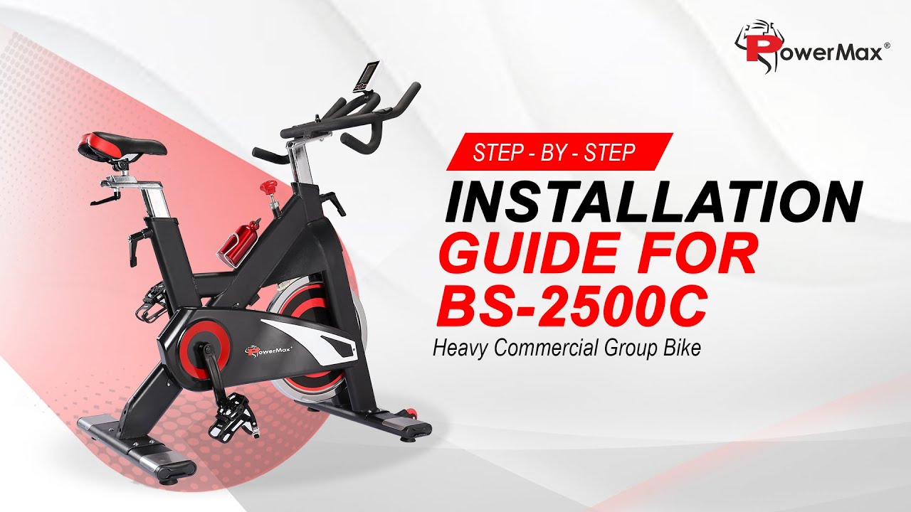 Powermax Fitness BS-2500C Exercise Spin Bike - Installation & Usage Guide #spinbike #exercisebike