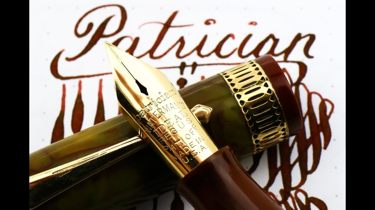 Waterman's Patrician - Onyx - Flexible Nib Fountain Pen