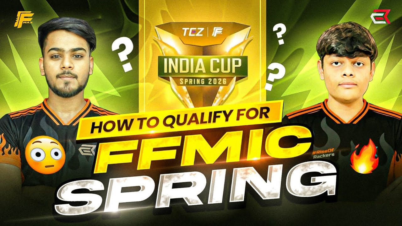 🔴 FF MAX India Cup Spring 2026 LIVE | Open Qualifier Practice with Rackers Esports 🏆#freefire #ff