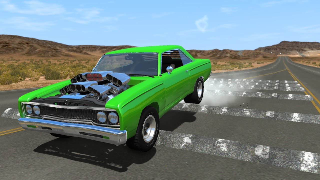 100+ Consecutive Speed Bumps High Speed Testing #11 - BeamNG DRIVE Crashes
