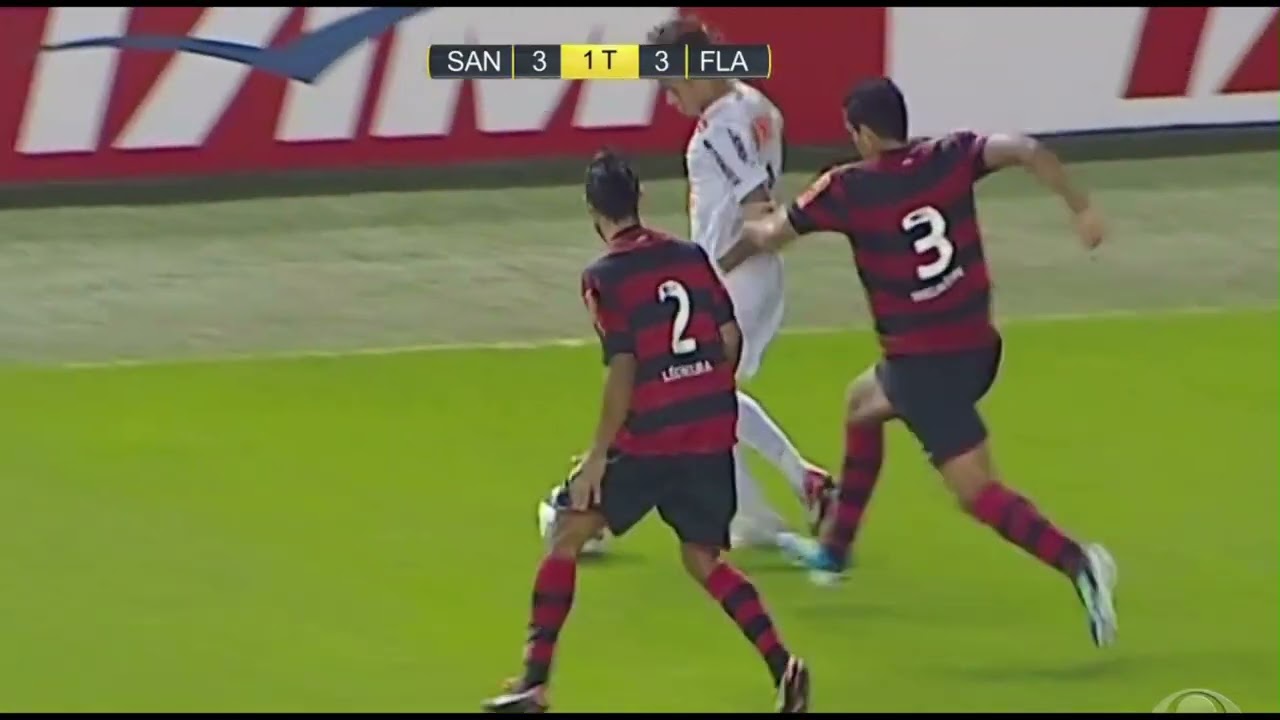 Santos  ネイマール（Neymar）vs Flamengo ロナウジーニョ（Ronaldinho）