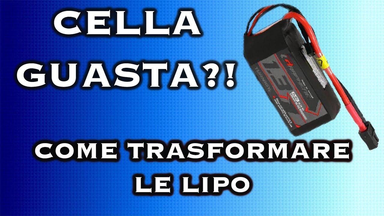 Come aggiungere/togliere celle ad una batteria LiPo
