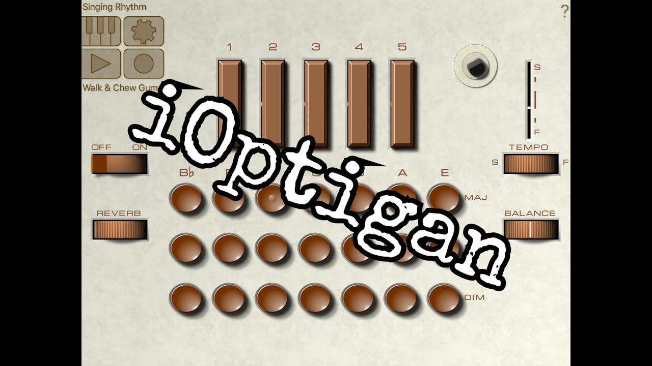 iOptigan - The BIG Soundtest and Tutorial for the iPad - Ultra Retro Goodness