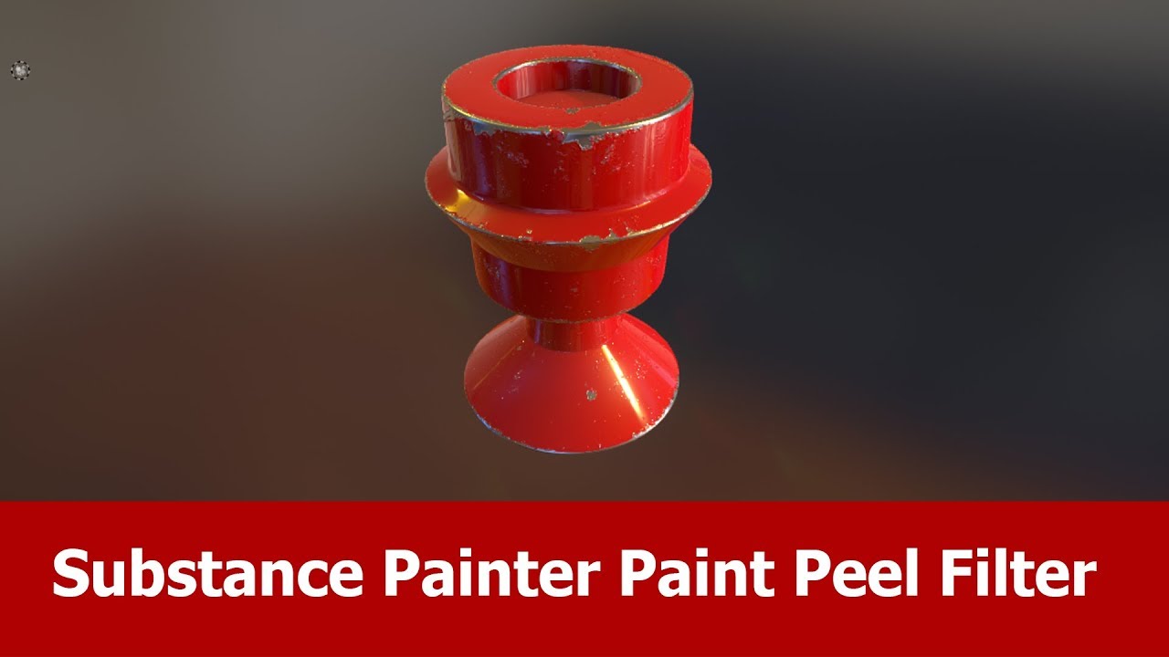 Substance Painter 2017: Paint Peel Filter