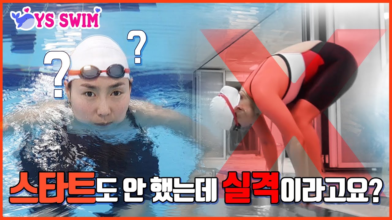 지금하고 있는 수영!! 실격 아닌가요? 1탄 (스타트, 접영, 배영)