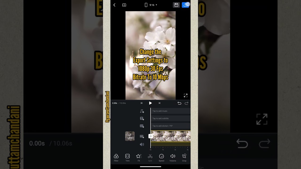 Highest Quality Export Settings For Videos in Vn Video Editor #vnvideoeditor #editing #shorts