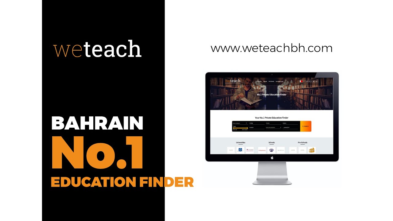 Introducing WeTeach-- Bahrain&rsquo;s biggest & newest gateway to private education