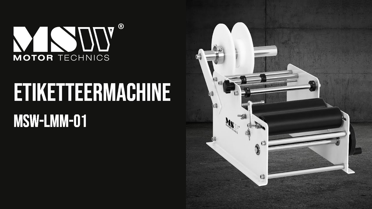 Etiketteermachine MSW Motor Technics MSW-LMM-01 | Productpresentatie 10061275