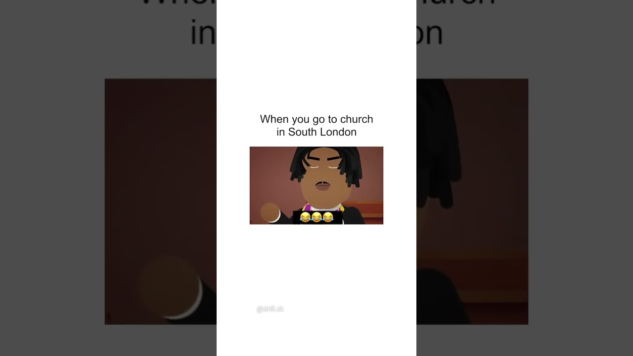 When you go to church in south london😅🔥