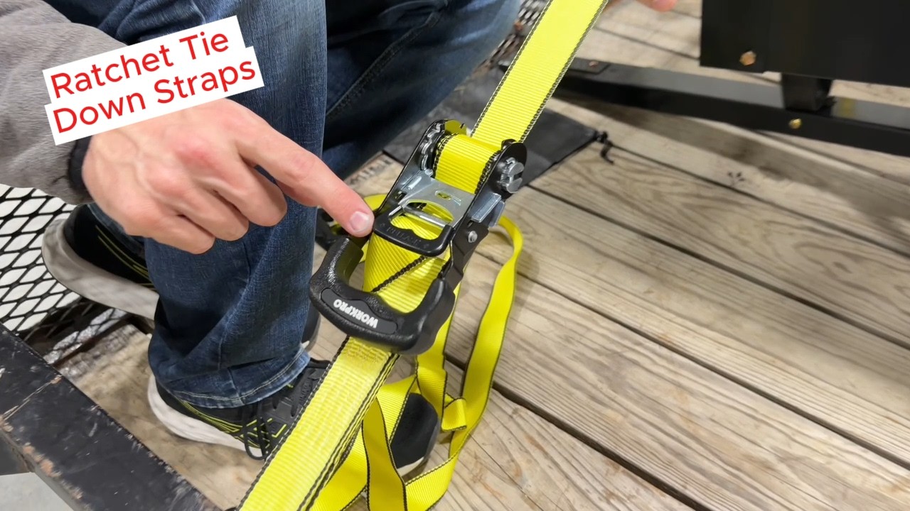 WORKPRO Ratchet Tie Down Straps 1.5