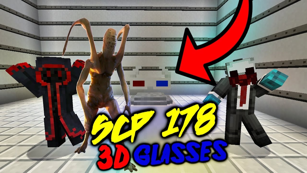 MINECRAFT SCP-178 3D GLASSES