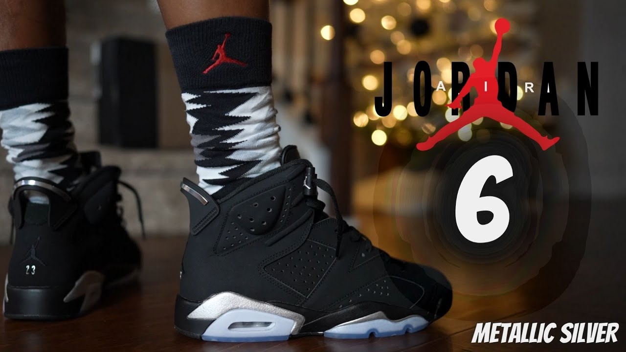 JORDAN 6 METALLIC SILVER ПОДРОБНЫЙ ОБЗОР И НА НОГАХ!!